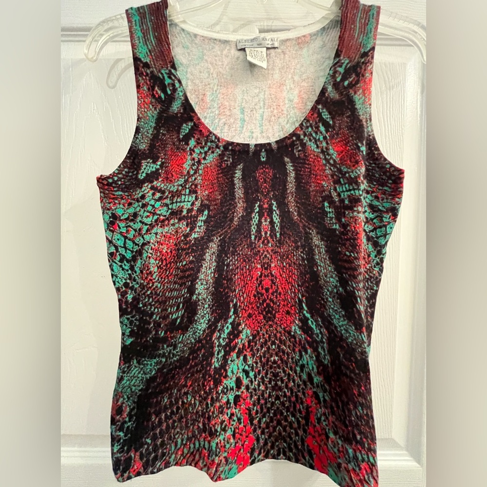 Alberto Makali Vintage Multicolor Women’s Sleeveless tank Top